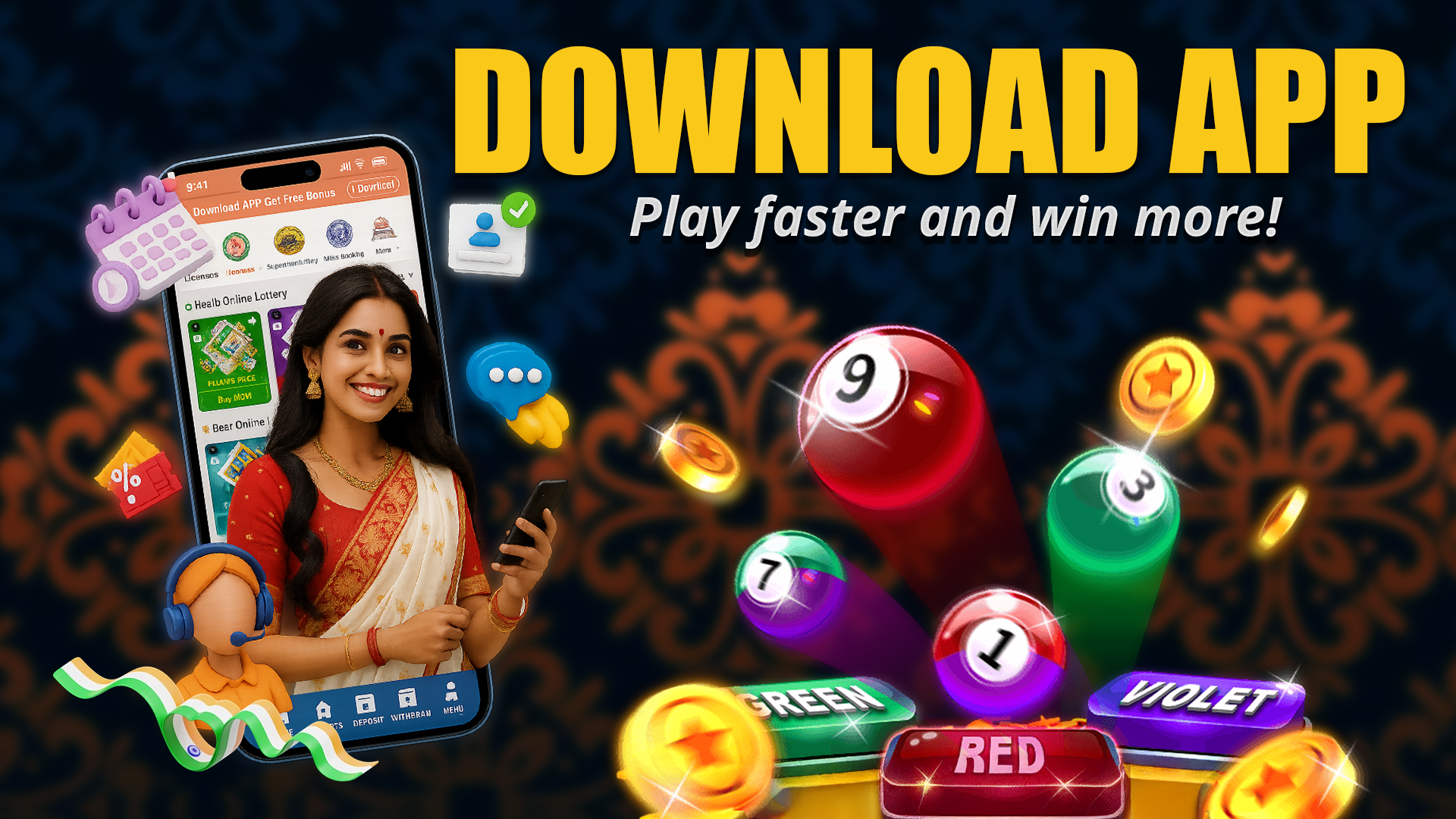 Join Bollywood Casino to get welcome bonus